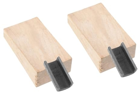 CIMAXIC 2 Sätze Hacke Eisenstift Spitzhacke handhaben faltbar Scheunentor Gartenhacke Ersatzteile Eisenkeil für Hackenstiel Werkzeug Hackenkopf verstärken Keil Hackenteile aus Metall Holz