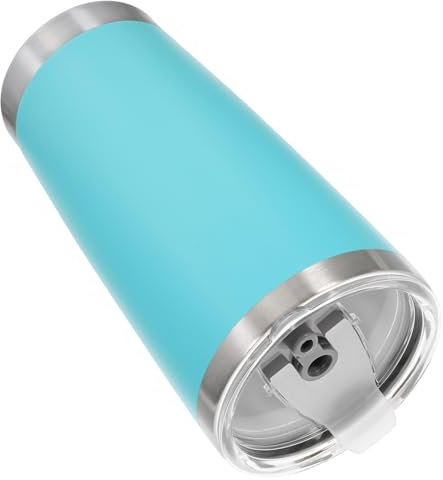 Amosfun Taza Aislada De Acero Inoxidable Taza De Agua Portátil De Gran Capacidad Para Coche Para Camping y Viajes Mantiene Frío