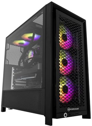 PCSpecialist Pro PC Gamer - AMD Ryzen 7 7800X3D 4,20 GHz 8-Core, 32 Go DDR5 RAM, 16 Go GEFORCE RTX 5070 Ti, 2 to M.2 SSD, Windows 11