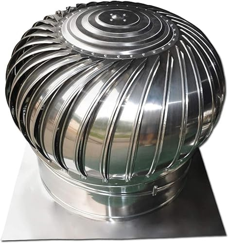 Cappuccio rotante per comignolo, Ventilatore a turbina con copertura rotante for camino in acciaio inossidabile 304, diverse dimensioni(110mm)