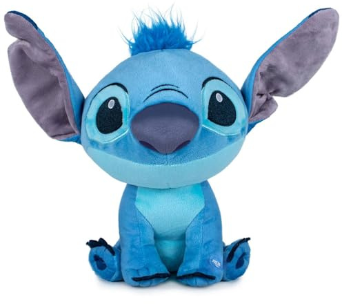 Stitch Plüschtier mit Sound 32cm – Angel, Lilo & Stitch Kuscheltier – Weiches Plüsch Stofftier in verschiedenen Motiven