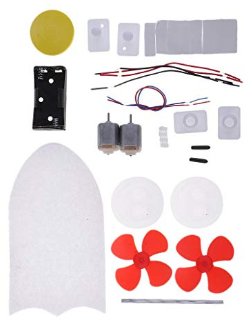 VPUPYILG DIY RC Racing Boat Model Building Kits Experiment Materials Educational Toys