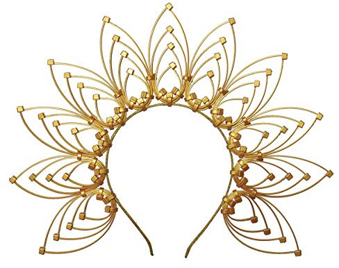 GRACEART Sunburst Halo Crown Stirnband Damen Haarreif Party Kostüm Accessoires
