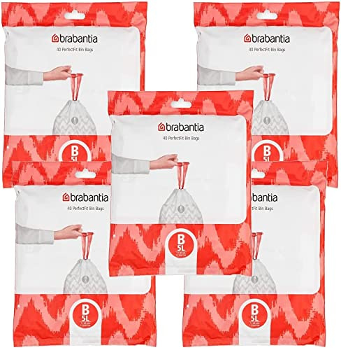 Brabantia Bin Liners, Size B, 5 L 3 Pack