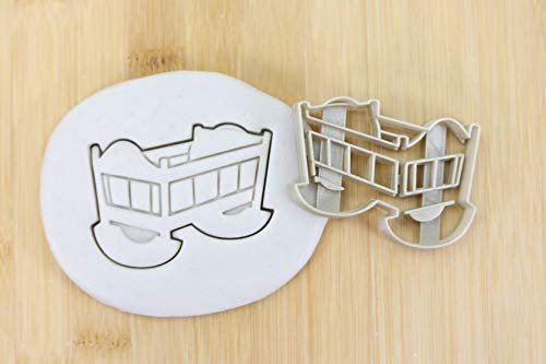 Cookie Cutter Fondant Keksstempel/Ausstechform Keksausstecher Plätzchen baby Schaukelbett ca. 8cm