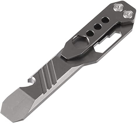 BETERE Multi-functional EDC Pry Bar,Alloy Crowbar, Pocket Pry Bar Screwdriver,Bottle Opener EDC Outdoor Tool Wrench, Outdoor Tool Wrench