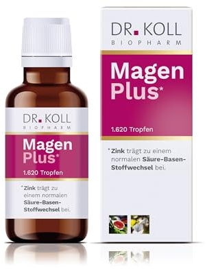 Magen Plus von Dr. Koll - Nahrungsergänzungsmittel für Säure-Basen-Stoffwechsel, 50 ml