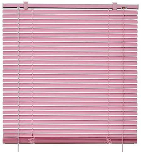 Sh000ad Persianas Venecianas de Aluminio,Cortinas Venecianas Rosa,Persiana Enrollable y Estor Protección contra Luz,Metal Persianas Opacas para Dormitorio/Cocina/Baño,Ancho x Alto (90x90cm)