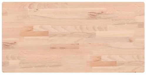 vidaXL Tischplatte 80x40x2,5 cm Rechteckig Massivholz Buche