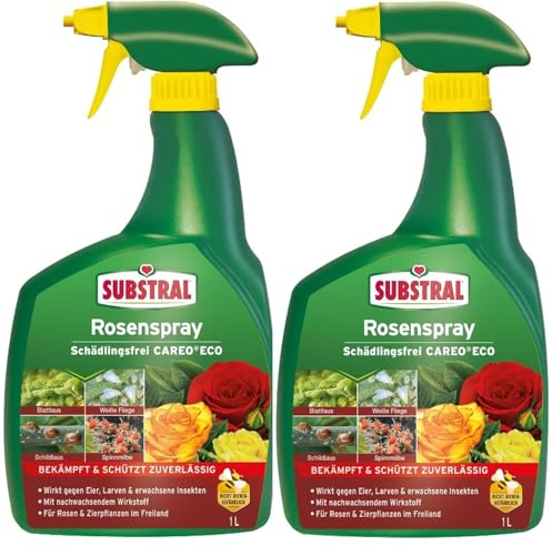 2X 1L Substral®Rosenspray Schädlingsfrei Careo Eco