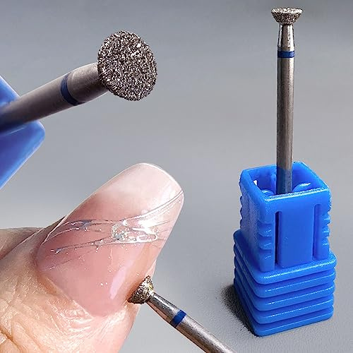 Nail Drill Bits Nagelfräser Bits Nagelbohrer Bit Elektrische Nagelfeile Nagelhautentferner Fräser Bits für Nagelfräser Aufsätze Professionell Maniküre Pediküre Set Nagelfeilen für Gelnägel Zubehör