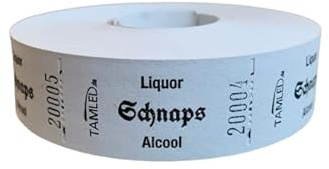 TAMLED Bonrolle SCHNAPS 1000 Abrisse perforiert fortlaufend nummeriert