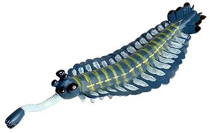 KOMBIUDA Opabinia Modellspielzeug aus Kunststoff als Meerestier Figur | Simulationsmodell für Meerestiere, Miniatur Prähistorischer Meerestiere, Lebensechtes Modell für Zuhause und Riegel