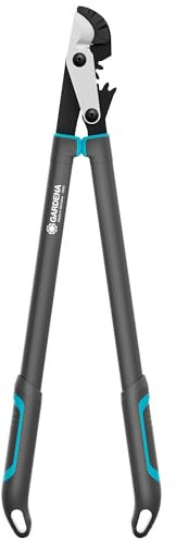 Gardena Forbici da potatura EnergyCut Pro L, forbici da potatura a incudine per rami secchi, diametro di taglio 50 mm, lame affilate con precisione, design leggero, impugnature ergonomiche (12052-20)