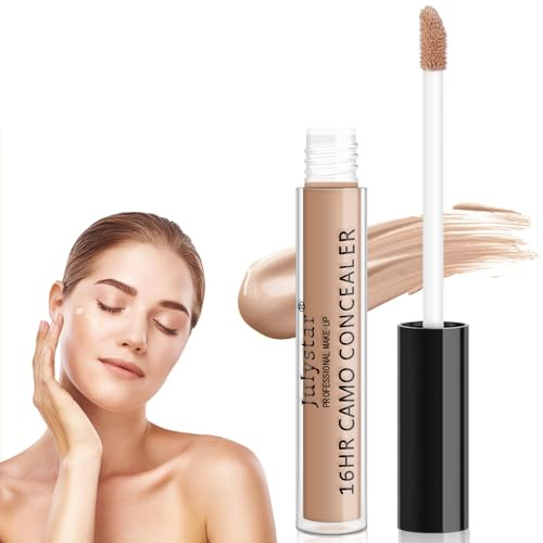 Full Coverage Concealer for Mature Skin - Long Lasting Moisturising Under Eye Concealer, Easy to Blend, Vegan Residue Free (104#, 2.5ml)