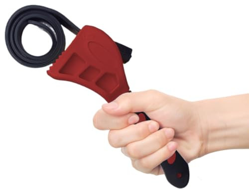 LYEAA Outil de démontage multifonctionnel d'extracteur de filtre à huile de 8 pouces (rouge)