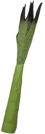 TSMORY Realistische Celtuce Ornament, handgefertigtes Kunstgemüse-Modell für Küche, Dekoration, künstliche Lebensmittel-Requisiten für Fotografie