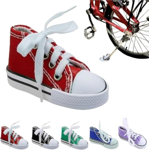 Personalisierte Motorrad-Fußstütze, kleiner Schuh, Motorrad-Seitenständer, Ständer-Verlängerungspad, 1 x Motorradständer, niedliche Mini-Canvas-Schuhe, Seitenständer, Motorradzubehör, Motorradständer