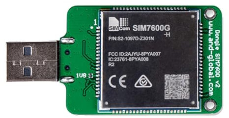 Luobannm Clé USB SIMCOM SIM7600G H HSPA+ GSM GPRS Edge UMTS LTE 4G Cat4 pour SIM7600 SIM7500 SIM7600X-H