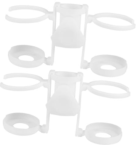 Toyvian 2piezas Soporte Portátil Para Vasos De Plástico Para Sombrilla Accesorio Para Bebidas Playa y Jardín Fácil Instalación y Diseño Ligero