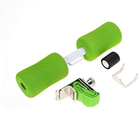 Barre d'Exercice pour Sit Up, Barre de Musculation Résistante, Accessoire Fitness Noir - Installation Facile, Économiseur d'Espace, Idéal pour Entraînement à Domicile (Verte)
