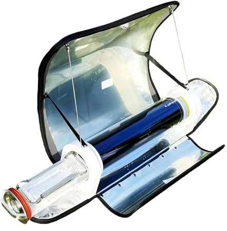 PRECISTECH Fornello Solare Pieghevole per Cucina Outdoor, Forno da Campeggio capacità 4,5 L con Thermometro
