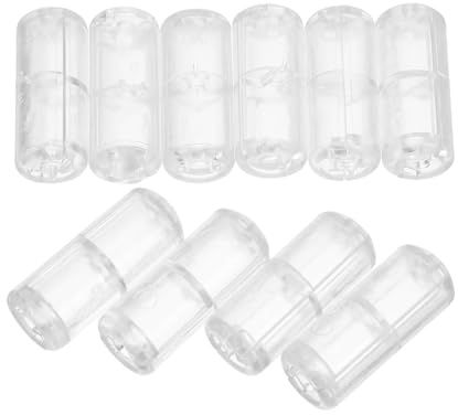 Lurrose 10 Pezzi Morsetti per Cordini Ciechi in Plastico per Sicurezza Tende, Accessori Minimalisti per Casa e Ufficio, Fermacordini Antistrangolamento per Finestre