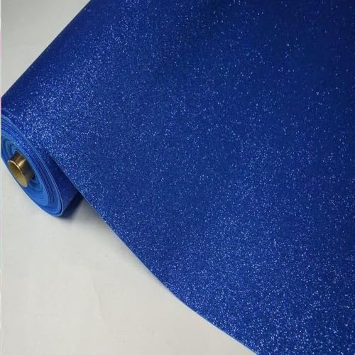 StoffBook Royalblau Glitzer-Moosgummi Moosgummi Bastelschaumstoff | Elastisch und leicht, Stoff für Basteln und Modellbau, Moosgummi 2mm und Schaumstoff zum Basteln, Meterware ab 50cm