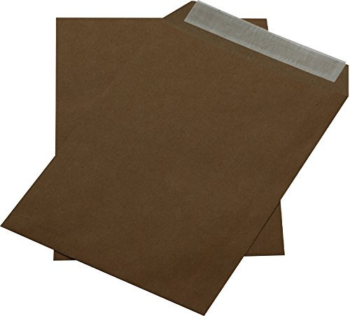 500 St. Versandtaschen Briefumschläge C5 braun haftklebend ohne Fenster 162 x 229 mm HK