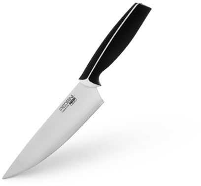 PEDRINI Master Chefmesser, Edelstahl, Schwarz