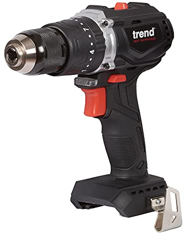 Trend 18V Cordless Brushless Combi Drill, Bare Tool (Battery & Charger Sold Separately), T18S/CDB