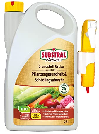 Substral Naturen Bio Grundstoff Urtica, 2,5 L Sprühkanister - unterstützt Pflanzengesundheit, Schädlingsabwehr und Befallminderung