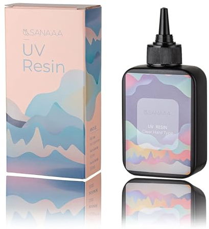 Résine UV 200g à Durcissement Rapide Transparente pour Timbre de Pâte Polymère, Vase, Stylo, Boucles d'Oreilles DIY pour Faire des Bijoux