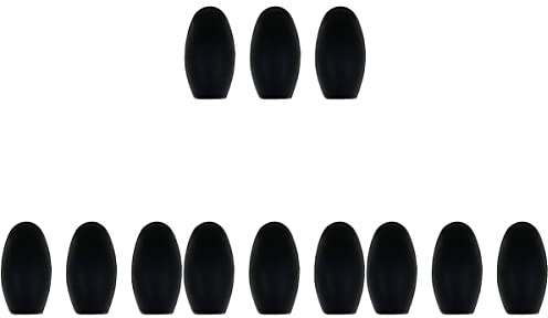 Milisten 4sets Saxophon Key Pads Silikon Daumen Rest Universal Fit für Saxophone Schwarz 3 Stücke * 4