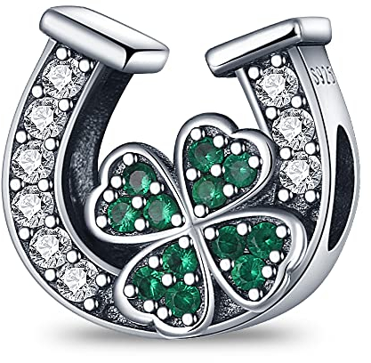 TINSLO Charm Anhänger Damen 925 Sterling Silber für Armband Charms Beads passend für Pandora Armband und Halskette, Kompatibel mit Europäischen Armbänder für Frauen Mädchen B9