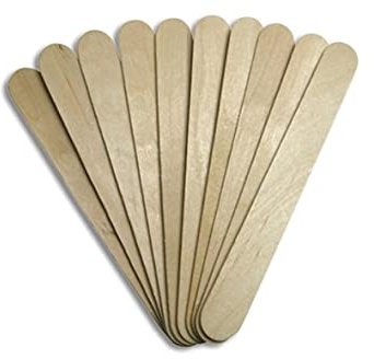 1000 spatole per bocca in legno, 15 cm, non sterili