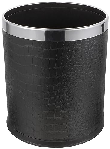 Yardwe Retro Trash Can Vintage Style for Bathroom Living Household Garbage Can Multi-function Trash Bin Practical Waste Basket for Bedroom Toilet Area