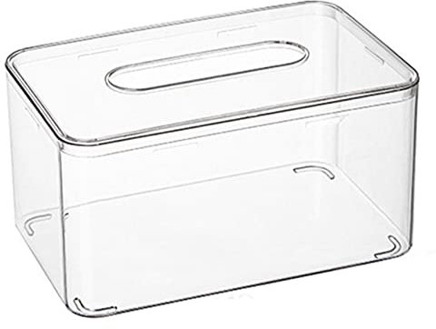 Taschentuchhalter, DIY Taschentuch-Aufbewahrungsbox, Taschentuch-Organizer, Serviettenbehälter, PET, Dekorative Hülle, Wasserdichte Papier-Aufbewahrungsbox-Abdeckung für Zuhause, Tisch, Auto, Büro, Ba