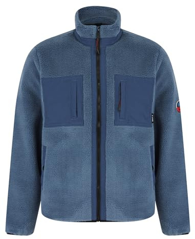 Tokyo Laundry Men's Calllias Teddy Fleece Funnel Neck Jacket Top