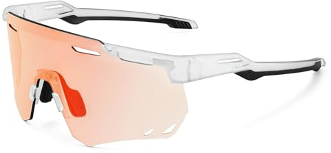 ROCKBROS Photochromic Sports Sunglasses Cycling Glasses, UV400, Men & Women