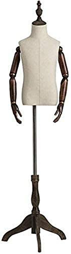Nähen Schaufensterpuppe Mode Shop Display Schneiderpuppe Schaufensterpuppe Kind Schneiderpuppe Schaufensterpuppe Büste Schneiderinnen Display Antike Massivholzbasis Höhenverstellbar Geeignet