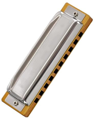 Blues Harp 10 Loch Diatonische Mundharmonika Holzkörper Exquisites Instrument Mundharmonika-Set