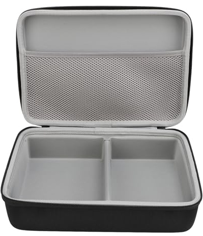 VELATEMOR Aufbewahrungskoffer Schwarz, Hartschalenkoffer für Selphy CP1500, CP1300, CP1200 Fotodrucker, Stoßfest, Staubdicht und Wasserdicht, mit Handschlaufe