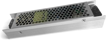 Fuente de alimentación LED slim de 120W, 12V, 10A, IP20 para iluminación y dispositivos electrónicos.