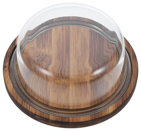 COLLBATH Plato Para Mantequilla Transparente Recipiente Hermético Con Tapa Ideal Para Mostrador y Cocina