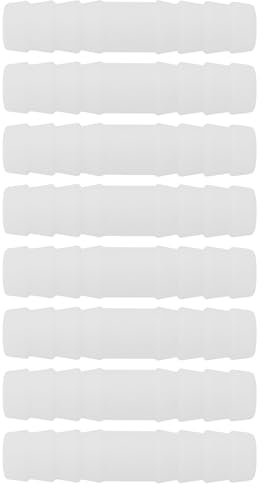 ECSiNG Lot de 8 connecteurs droits en plastique 67,5 x 14,2 x 9,5 mm pour tuyau d'eau de 12 mm de diamètre intérieur