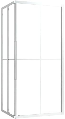 Duschkabin hörningång 90 x 70 x 180 cm, duschvägg med svängdörrar av 4 mm ESG-säkerhetsglas – skjutdörrar glas komplett duschavskiljare, utan duschkar