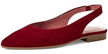 Tamaris décolleté slingback da donna con tacco a blocco rosso 40 EU