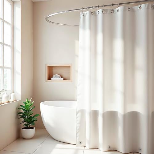 ZENO Shower Curtain 3g Tenda Doccia Antimuffa, Premium PEVA, 180x180 CM