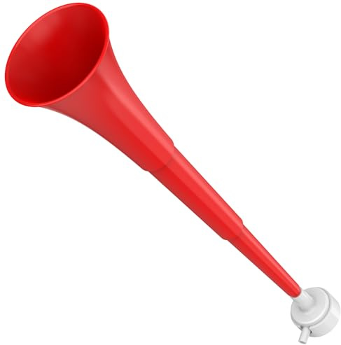 Collapsible Stadium Horn, Vuvuzela Plastic Blow Horns, Team Cheering Spirit Accessories Noisemakers, Foldable Trumpet Noise Makers for Sporting Events, Football Soccer Games, School Party Supply